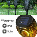 4 Pack Flame Solar Torch Light Waterproof Flickering Dancing Garden Lantern Lamp - Tavice