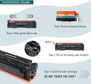 4 PACK GENERIC CF500X/501X/502X/503X TONER FOR HP PRINTERS - Battery Mate