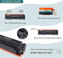 4 PACK GENERIC CF500X/501X/502X/503X TONER FOR HP PRINTERS - Tavice