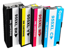 [4 Pack] Ink Cartridges Compatible for HP 955 XL Officejet Pro 7740 8210 8710 8720 - Tavice