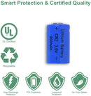 [4 Packs] Blue Cell CR2 3V CR2 Lithium Battery CR15H270 CR15270 15270 15266 DLCR2 - Tavice