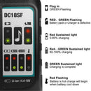 4 Port 18V Rapid Charger DC18SF for Makita 14.4V-18V Battery | BL1830 BL1840 BL1850 BL1860 BL1815 BL1430 DC18RD DC18RA etc - Tavice