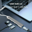 4 Port USB C HUB 3.0 Type C Multi Splitter OTG Adapter for PC Laptop Mac Android - Tavice