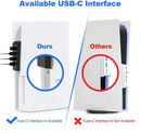 4 Ports Hub USB Adapter Connector Extender High Speed For Sony PlayStation 5 PS5 - Tavice