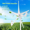400W DC 12V 5 Blades Wind Turbine Generator With Charger Controller Home Power - Tavice