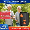 4G GPS Pendant for Elder Kids Smart Detection Alert SOS Emergency Call 1000mAh Waterproof Tracker - Tavice