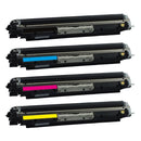 4x Generic CE310A CE311A CE312A CE313 Toner Cartridge CP1025NW LaserJet PRO100 - Tavice