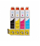 4x Generic T0731N 731 73N ink cartridge for Epson TX110 200 210 300 400 409 410 - Tavice