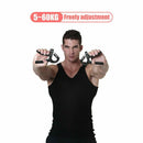 5-60Kg Adjustable Power Hand Grip Forearm Exerciser Gripper Strengthener Trainer - Tavice