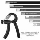 5-60Kg Adjustable Power Hand Grip Forearm Exerciser Gripper Strengthener Trainer - Tavice