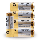 [5 Pack] A23/23A/8LR932 12V Powercell Alkaline Battery Batteries for Alarm/Remote - Battery Mate