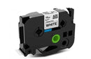 5 Pack Compatible Laminated Label Tape TZe-241 For Brother P-Touch Black On White 18mm - Tavice