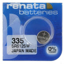 5 Pack SR512 / SR512SW / 335 Renata Silver Oxide Battery - Tavice