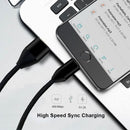 [5 Pack] USB-C Type C Braided Data Charger Cable for Samsung Google Huawei - Battery Mate