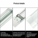 5 Pcs LED Slim Ceiling Batten Light Daylight 60CM Coolwhite 6500K 2-4FT - Tavice