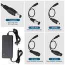 [5 Pins] 54.6V 2A Lithium Battery Power Adapter Charger For 48V Electric Bike Scooter eBike - Tavice