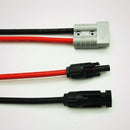 50 AMP Aderson plug to MC-4 Solar Panel Cable Wiring Y Adaptor Connector 30CM - Tavice