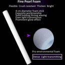 50 Pack | LED Foam Sticks RGB Thunder Wand Glow Sticks Flashing Light Rave Party - Battery Mate