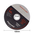 50 Piece CUTTING DISCS 5" WHEELS ANGLE GRINDER CUT OFF METAL FLAP - Tavice