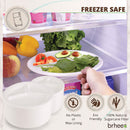 500 Pack | 3 Compartment Compostable 10 inch Heavy-Duty Plate Eco-Friendly Disposable - Tavice