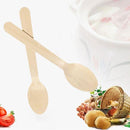 500 Pack | Eco Friendly Wooden Cutlery Spoon Natural - Tavice