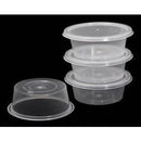 500ml | 250pcs Take away Containers Takeaway Food Plastic Lids Bulk - Tavice