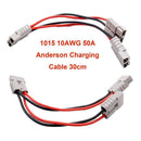 50Amp Anderson Plug Connector 6mm Double Y Adaptor 1 to 2 Automotive Cable - Tavice