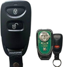 Hyundai Santa Fe & Tucson 2-Button Remote Key Shell Replacement Case with Rubber Pad – Compatible 2005-2012.