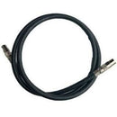 5M | TV Antenna Cable PAL Male to Male Aerial Flylead Coax RG6 Quad shield Black - Tavice