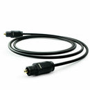 5M | Ultra-Premium Optical Fiber Digital Audio Cable Lead Cord To slink Black S/PDIF - Tavice