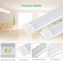 5Pcs 40W LED Slim Ceiling Fluorescent Diffused Batten Light 4FT 1200mm 6500K Daylight - Tavice