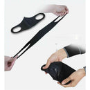 5Pcs Face Mask Reusable Washable Mouth Cover Unisex Masks Protective Adult (Black) - Battery Mate