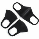 5Pcs Face Mask Reusable Washable Mouth Cover Unisex Masks Protective Adult (Black) - Battery Mate
