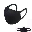 5Pcs Face Mask Reusable Washable Mouth Cover Unisex Masks Protective Adult (Black) - Battery Mate