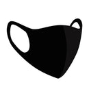 5Pcs Face Mask Reusable Washable Mouth Cover Unisex Masks Protective Adult (Black) - Battery Mate