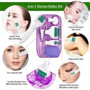 6 in 1 Derma Roller Kit, Cosmetic Micro-Needling Instrument Skin Care Tool - Tavice
