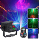 60 Patterns LED Stage Lighting RGB Laser Projector Disco Party Club DJ Lights AU - Tavice