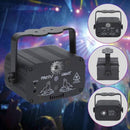 60 Patterns LED Stage Lighting RGB Laser Projector Disco Party Club DJ Lights AU - Tavice
