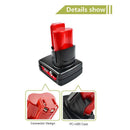 6.0Ah Li-ion Battery For Milwaukee M12 48-11-2440 48-11-2412 48-11-2402 Tools - Tavice