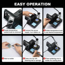 60W Soldering Iron Solder Rework Station Variable Temperature LED Display - Tavice