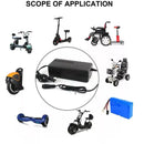 67.2V 2A Lithium Battery Charger | 3 - Pin 12mm AU Plug for 60V 16S Electric Scooter & eBike - Tavice