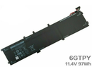 6GTPY Battery for 5041C 5D91C 5XJ28 GPM03 H5H20 11.4V 97Wh OZ - Tavice