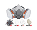 7 IN 1 Gas Mask Full Face Respirator Paint Spray Chemical Facepiece Safety - Tavice