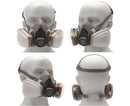 7 IN 1 Gas Mask Full Face Respirator Paint Spray Chemical Facepiece Safety - Tavice