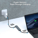 7-in-1 USB-C Hub Adapter Type-C Hub HDMI For MacBook Pro Air iPad Pro Laptop - Tavice