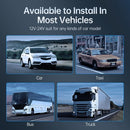 7" Portable Wireless Apple Carplay Android Auto Car Stereo Radio Bluetooth + CAM - Tavice
