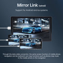7" Portable Wireless Apple Carplay Android Auto Car Stereo Radio Bluetooth + CAM - Tavice