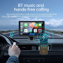 7" Portable Wireless Apple Carplay Android Auto Car Stereo Radio Bluetooth + CAM - Tavice
