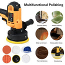 700W Electric Car Polisher 125mm Portable Polishing Machine Waxer Sander Buffer - Tavice
