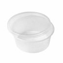 70ml | 100pcs Take away Containers Takeaway Food Plastic Lids Bulk - Battery Mate